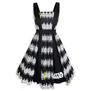 Star Wars Black and White Storm Trooper  Dress with C-3PO  Accents